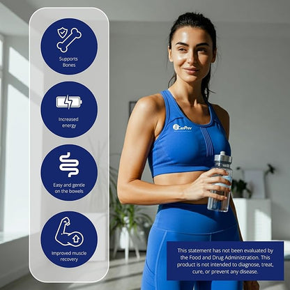 CanPrev Magnesium Bis-Glycinate Gentle 200mg, 120 V-Caps 120-Day Supply - Pure Elemental Magnesium Supplement, Supports Bone and Muscle Function, Gentle on Stomach, Perfect for Daily Magnesium Needs