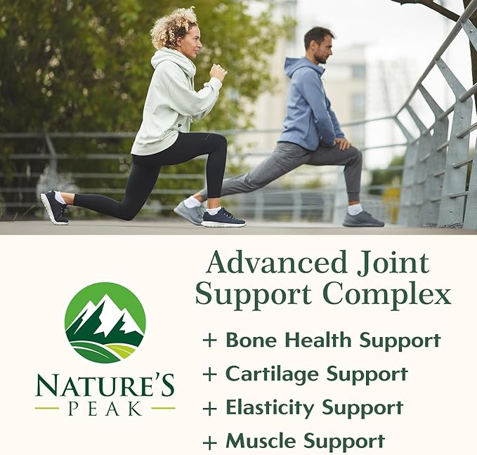 Glucosamine Chondroitin MSM Complex – Joint Supplement with Turmeric, Boswellia & Quercetin – Advanced Formula for Knee, Back, Hand & Hip Discomfort – Mobility & Flexibility Support – 60 Capsules