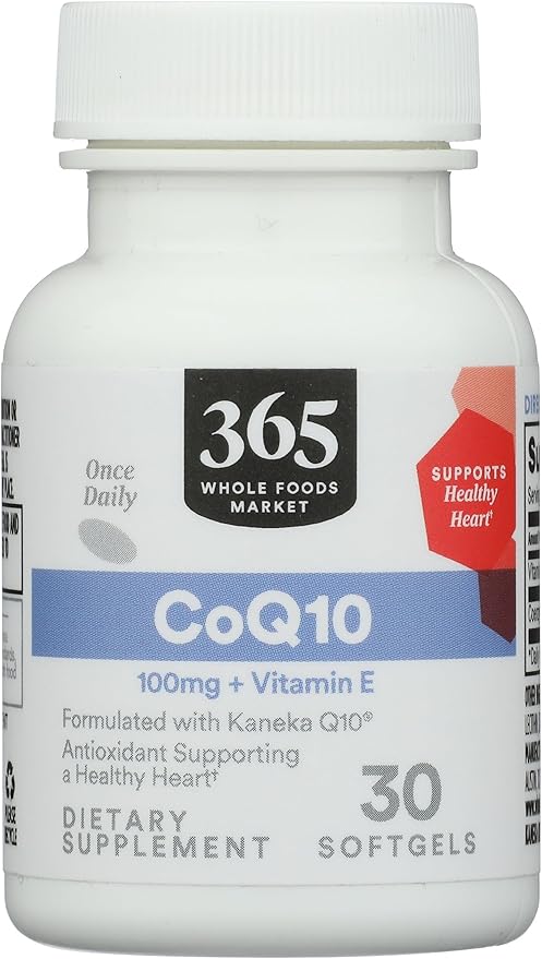 365 by Whole Foods Market, Co Q10 100Mg, 30 Softgels