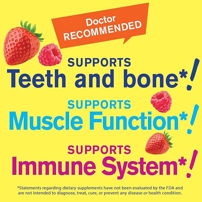 Magnesium Citrate 250mg + Vitamin D3 5,000 IU Sugar Free, Gummies Bundle - Great Tasting, Vitamin Supplement, Gluten Free, GMO Free, Chewable Gummy