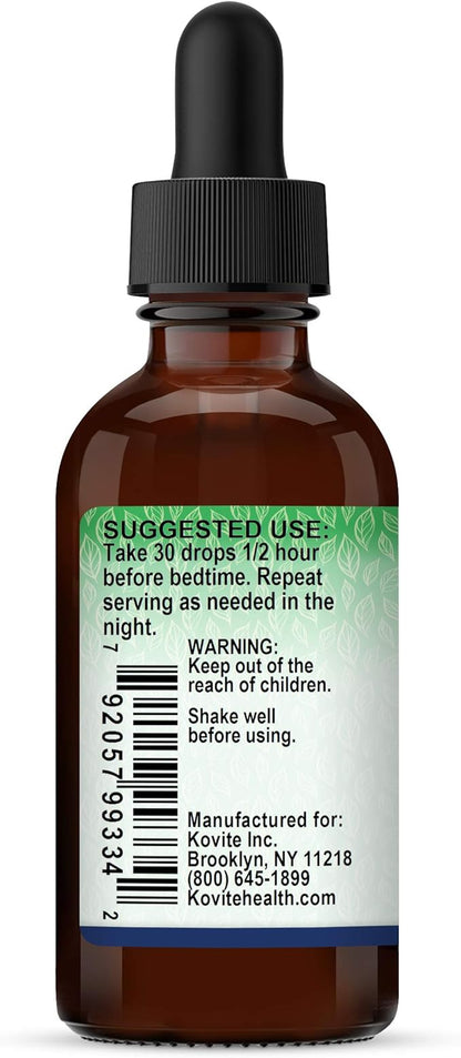 Melatonin Liquid 3 mg - Raspberry Vanilla Flavor - 2 fl oz.