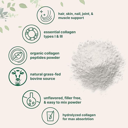 Micro Ingredients Vitamin D3 10000 iu + K2 200 mcg Coconut Oil Softgels & Organic Collagen Peptides Powder Bundle 2 Pack | Essential Sunshine Vitamins | Hydrolyzed Type I & III Bovine Collagen