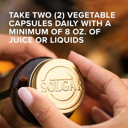 SOLGAR Psyllium Husks Fiber 500 mg - 200 Vegetable Capsules - Non-GMO, Vegan, Gluten Free, Dairy Free, Kosher, Halal - 100 Servings