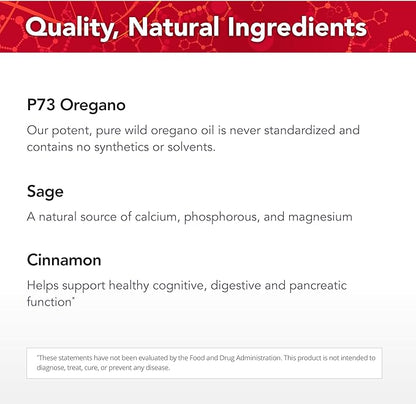 Physician's Strength Oregacillin - 90 Capsules - Multiple Spice Extract - Respiratory Health Support - 90 Servings