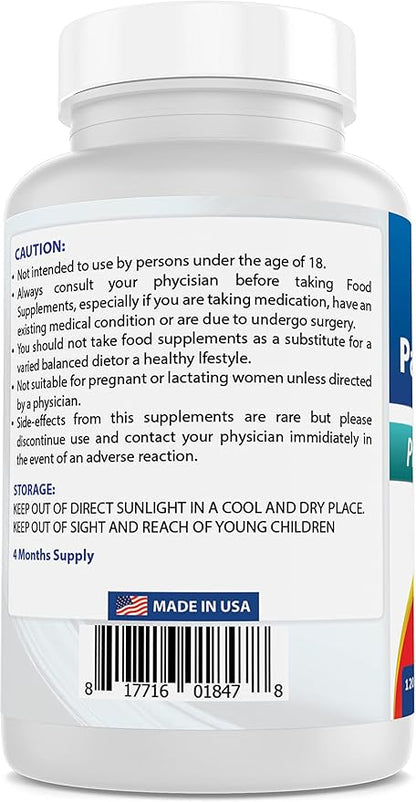 Best Naturals Pantothenic Acid 500 mg 120 Tablets