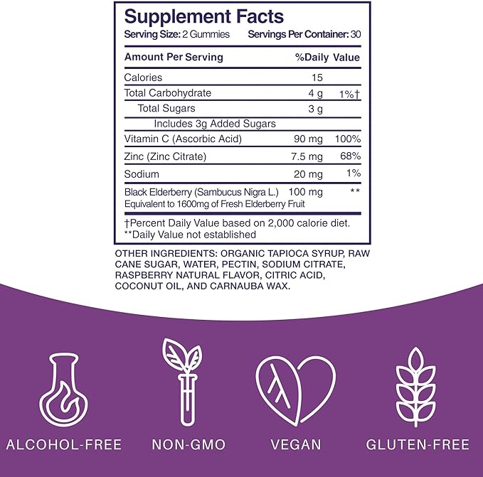 Elderberry Syrup and Elderberry Gummies - Formerly RD Naturals - Immune Support Supplement for Adults and Kids - 16.9 Oz Syrup and 60ct Gummies