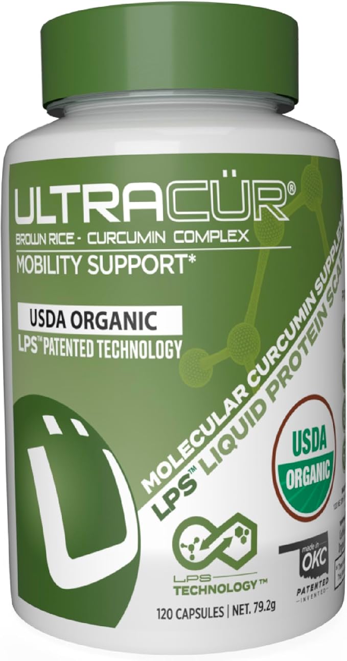 Organic USDA Certified Turmeric Capsules - The Curcumin You Can Feel!™ - Turmeric Curcumin Supplement for Optimal Health and Joint Support (120 Count) - Organic Turmeric Supplement Capsules