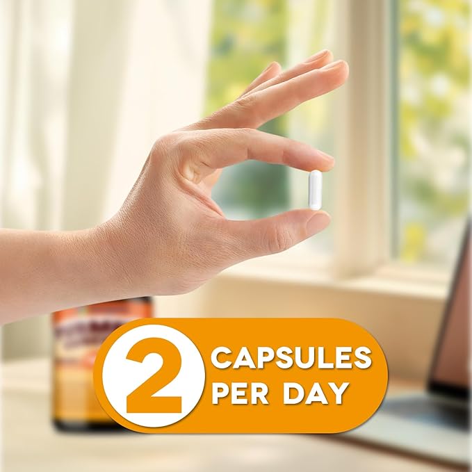 Turmeric Curcumin Supplement 1650mg Organic Turmeric Capsules with 95% Curcuminoids Black Pepper Bioperine, Immune Function, Healthy Joints & Comfort-60 Capsules