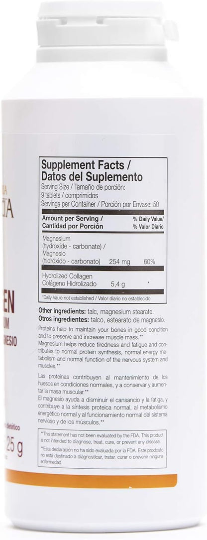 Ana Maria Lajusticia -- 3 Pack High Absorption Collagen Pills with Magnesium. Healthy Skin, Nails, Hair and Ligaments. Natural Supplement, 450 Tablets.