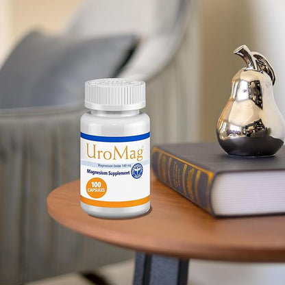 Uro-Mag Magnesium Supplement, Magnesium Oxide Dietary Mineral Supplement, 100 Count