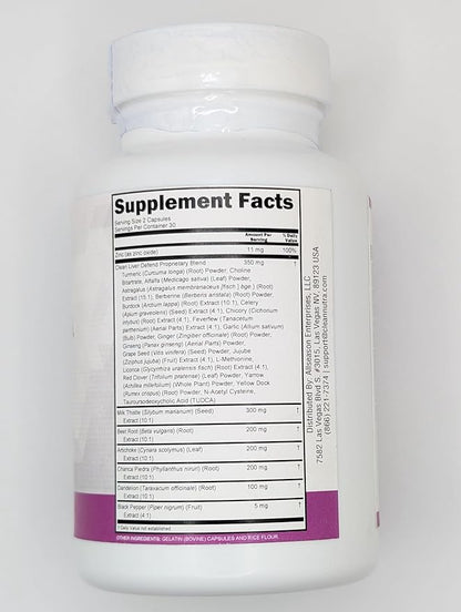 Clean Nutraceuticals Milk Thistle NAC Chanca Piedra Beet Root Artichoke Dandelion Root - Liver Cleanse Detox & Repair Supplement Plus TUDCA Choline & Ginger - 5Pack