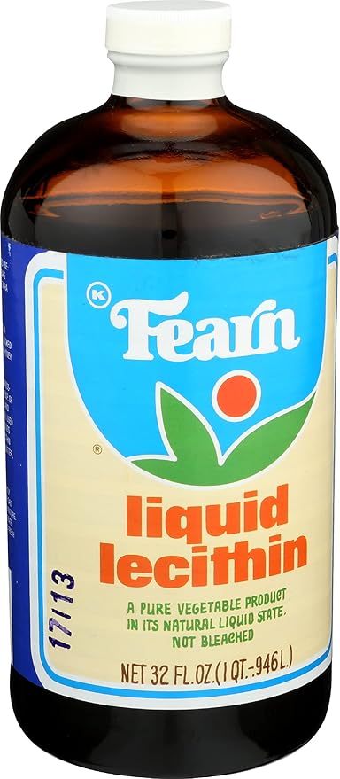 Fearn Liquid Lecithin, Kosher, 32 Fluid Ounces (Pack of 1)