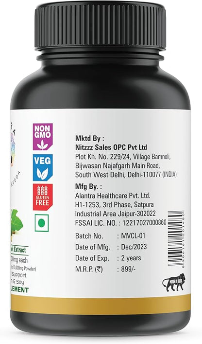 XTRAKT Ashwagandha Supplements Equivalent 10,000mg - 120 Ashwagandha Vegan Capsules - Organic Ashwagandha Powder and Root Extract Capsules - Stress Relief Supplement, Mood Enhancer - 4 Month Supply