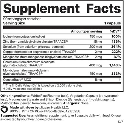 Jigsaw Health Multi-Mineral Essential Blend | 90 Capsules