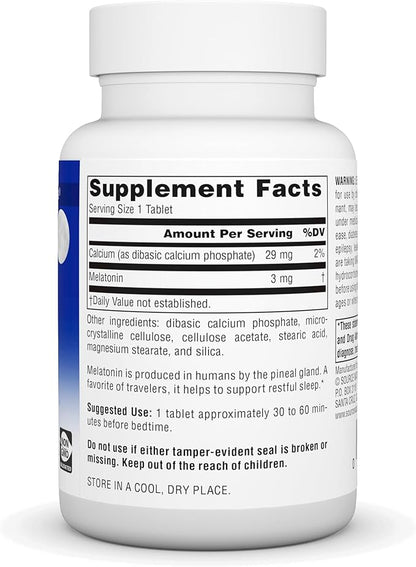 Source Naturals Time Released Melatonin 3 mg - 240 Time Release Tablets