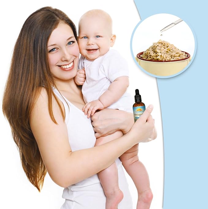 Vitamin D Drops for Baby, Kids and Adults - Pure Liquid D3 - Easy Dose Dropper - 2 Ounce Supply from Natural Health Goodies