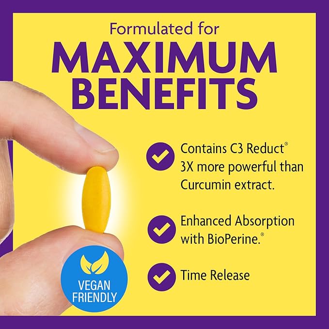 InnovixLabs Turmeric Curcumin with Black Pepper Extract - High Absorption Tumeric and Curcumin Supplements with BioPerine, C3 Reduct & Curcumin C3 Complex, Time Release Turmeric Supplement - 100 ct