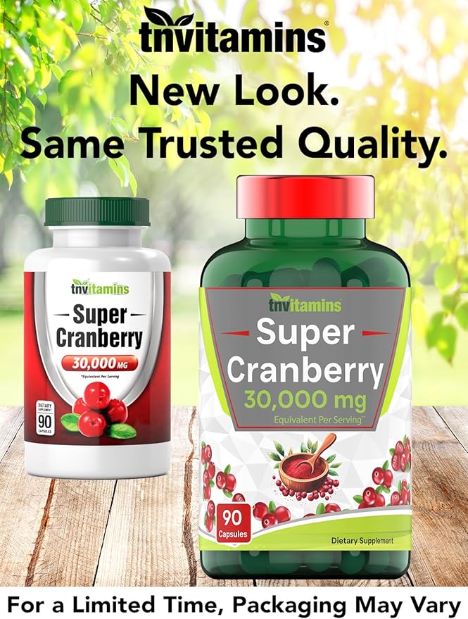 Cranberry Pills for Women & Men (30,000 MG - 90 Capsules) | Supports Urinary Tract Health* | Cranberry Concentrate Supplement | Bladder & Kidney Support* | Supports Women's Health* | Antioxidants