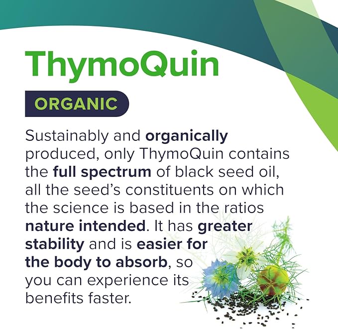 Organic Cold-Pressed Black Seed Oil | Pure Nigella Sativa with 3% Thymoquinone for Immune, Skin, and Joint Health | USDA Certified & Non-GMO | 2 Pack