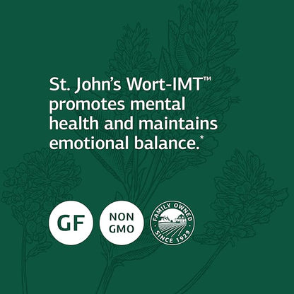 Standard Process Inc. St John's Wort-IMT - Whole Food Mental Health and Stress Relief with Organic Carrot, Alfalfa, Carrot Oil, Calcium Lactate, Inositol, Iodine, and Magnesium Citrate - 90 Capsules