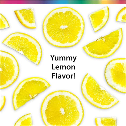 Rainbow Light - Sunny Gummies Vitamin D3 1000 IU, Support for Healthy Bones, Muscles, and Immunity in a Family-Friendly Chewable with Vitamin D3, Soy-Free, Gluten-Free, Sour Lemon, 50 Gummy Drops