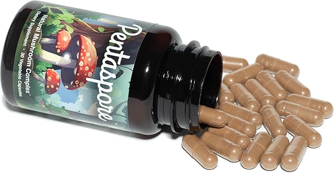 Natural Mushroom Supplement - Non-GMO, Vegan, Gluten-Free