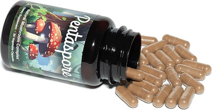 Natural Mushroom Supplement - Non-GMO, Vegan, Gluten-Free