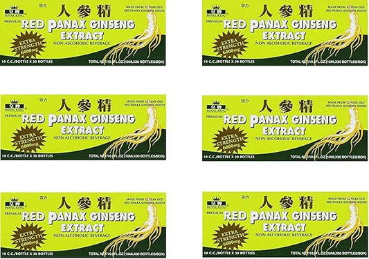Royal King Red Panax Ginseng 30/10 6000mg (6 Boxes)