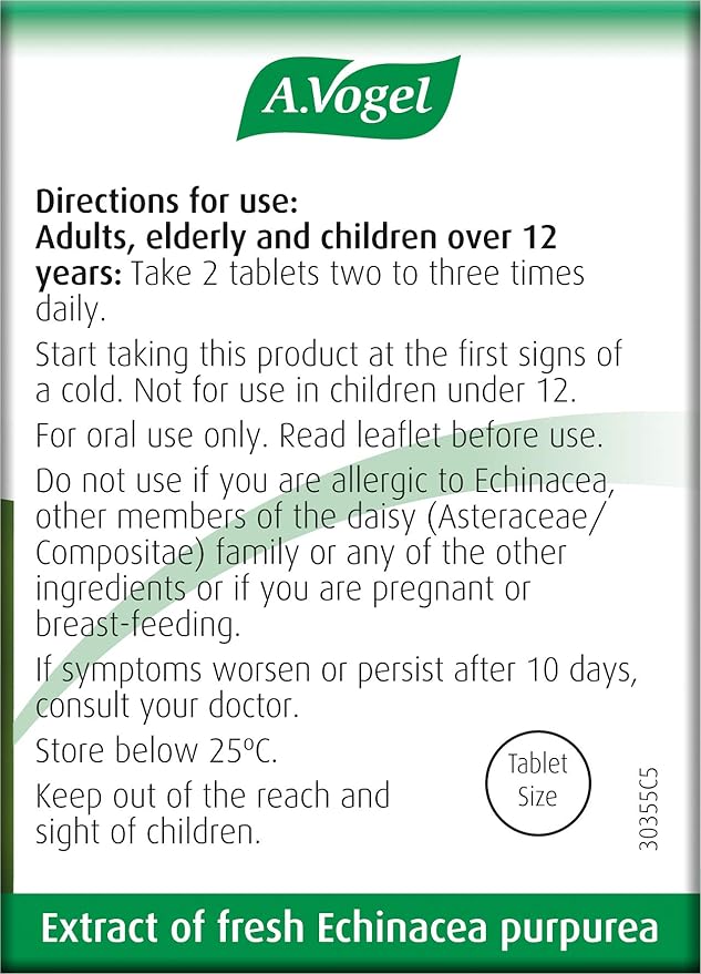 A.Vogel Echinaforce Echinacea Tablets - 120 Tabs