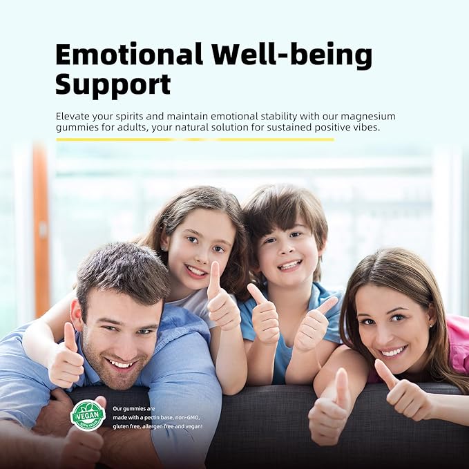 Magnesium Citrate Gummies 420mg per Serving - Promotes Healthy Relaxation, Muscle, Bone, & Energy Support (90 Blueberry Gummies).