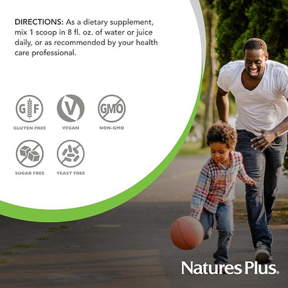 NaturesPlus KalmAssure Magnesium Powder - 1.15 lb, Pack of 2 - Orange Flavor - Supports Nerve and Muscle Relaxation - Non-GMO, Gluten Free, Vegan - 120 Total Servings