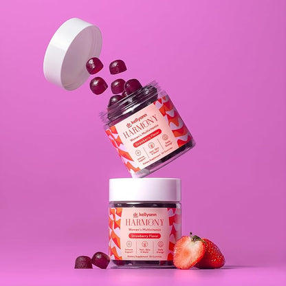 Dr. Kellyann Daily Divine Gummies – Women’s Everyday Multivitamin, Non-GMO, Supports Energy, Skin & Immunity