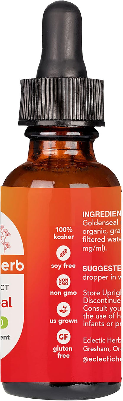 Eclectic Institute Goldenseal O, Red, 1 Fluid Ounce