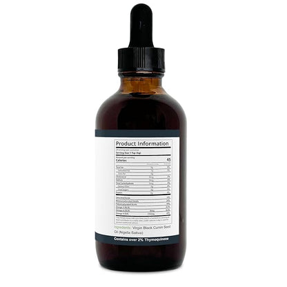 Zatural Black Seed Oil Nigella Sativa Cold Pressed Cumin Oil Digestion, Skin, Brain, Immune, Joints & More (4 Fl Oz)