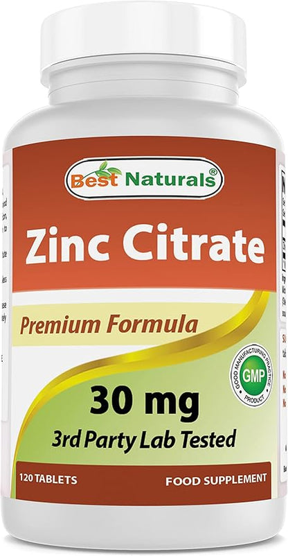 Zinc Citrate 30 mg & Vitamin K2 (MK7) with D3
