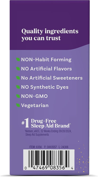 Natrol Sleep + Restore Calming Drink Mix with Magnesium Glycinate, Magnesium Sleep Aid, Melatonin-Free, Lemon Chamomile, 10 Stick Packs