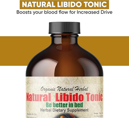 Men Wellness Living Bitter 16oz - Natural Blend of Ginseng, Fenugreek, Maca Root, and Cinnamon to Support Stamina and Vitality
