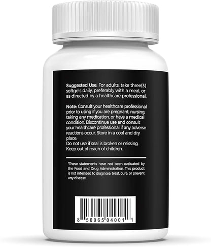 VANI Omega 3 Fish Oil - Pharmaceutical Grade - 2520mg with EPA & DHA, Made in USA with Premium Germany Fish Oil KD-PÜR® - 30 Softgels