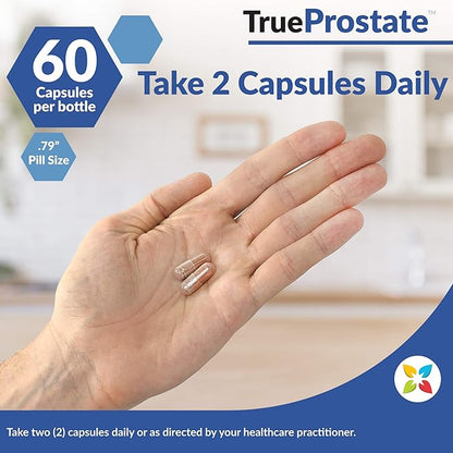 NatureCity True-Prostate Urinary Tract & Prostate Support Supplement for Men's Health Cranberry Extract & Super Beta Prostate Sitosterol Complex 60 Capsules - Prostate Health for Men