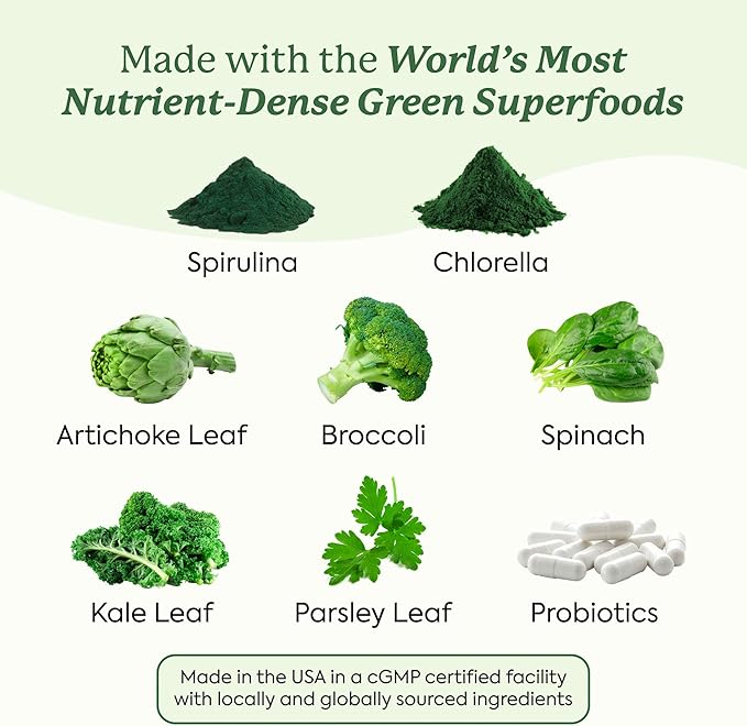 Plant People WonderGreens Veggie Gummies Super Greens with Probiotics Multivitamin Support Gummy for Wellbeing, Energy, Immune and Gut Health, Green Apple Flavor (Trial Size, 10 Count)