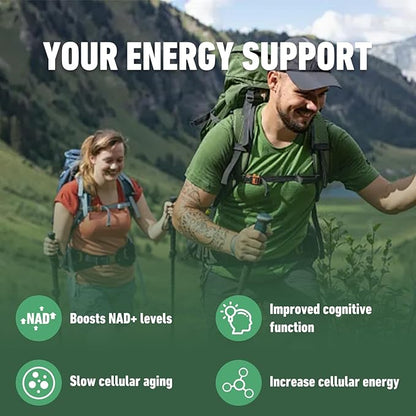 Airboy Liposomal Nicotinamide Riboside 900 mg, NAD Supplement with Resveratrol,NMN Alternative NAD Booster Support Anti-Aging, Energy, Focus - 80 Capsules