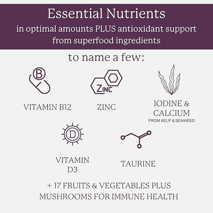 Dr. Fuhrman Women's Daily Multivitamin - Vegan Formula for Women Over 50, 120 Capsules, Essential Vitamins for Optimal Health and Wellness