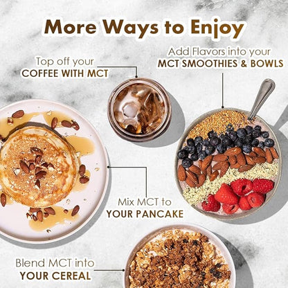 Opportuniteas MCT Oil Powder, Keto Creamer for Coffee, Drinks&Smoothies, Low Carb Keto Friendly, Boost Energy&Mental Focus, Supplement for Ketogenic Diet, Gluten Free&Non-GMO, Dark Chocolate 6 oz