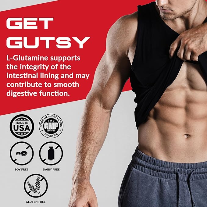 Granite L-Glutamine Powder, Supports Muscle Recovery, Gut Health, Post-Exercise, Immune & Nitrogen Transport (80 Servings)