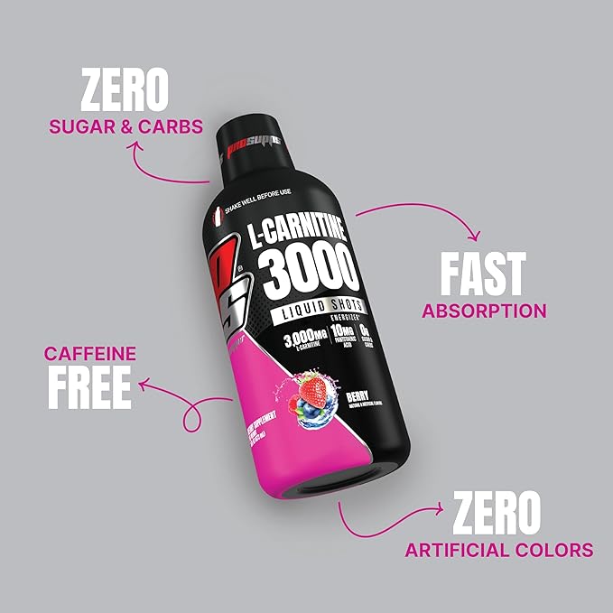 PROSUPPS Thermo Fat Burning Thermogenic Powder Spicy Rita and 3000 L-Carnitine Berry - Weight Management and Pre Workout - Energy, Mood, Appetite Control -