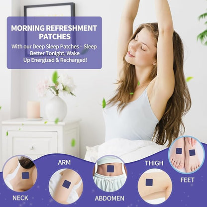 Sleep Patches for Adults, Upgraded Sweet Dream Patch with Natural Plant Extract, 42PCS Sleeping Patches for Night Rest, Gentle Deep Rest Formula, Morning Refreshment（Purple）