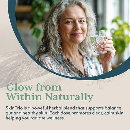 ruved SkinTrio - Neem Pills, Neem Supplement, Neem Capsules with Organic Neem Extract & Amla for Acne, Clear Skin Supplement - 60 Vegetarian Capsules (1 Count)