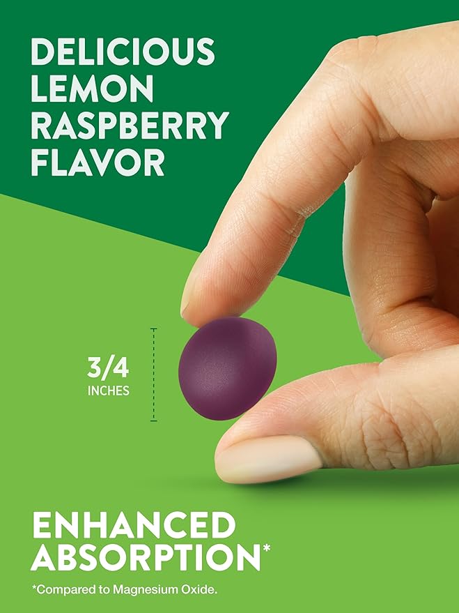 Nature's Truth Magnesium Gummies | 200mg | 60 Count | Vegan, Non-GMO & Gluten Free Supplement | Enhanced Absorption Magnesium Citrate