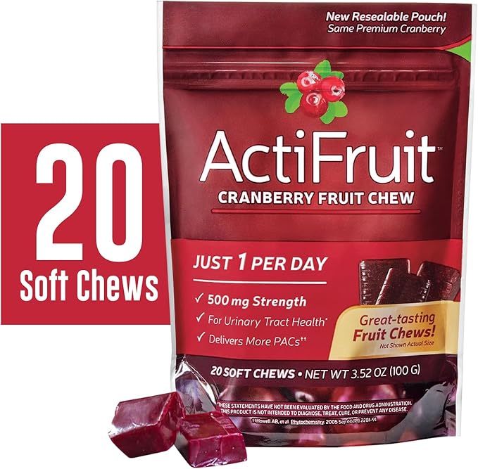 Enzymatic Therapy ActiFruit™ 20 soft chews ( Multi-Pack)